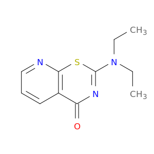 4H-Pyrido[3,2-e]-1,3-thiazin-4-one, 2-(diethylamino)-