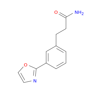 3-(3-(Oxazol-2-yl)phenyl)propanamide