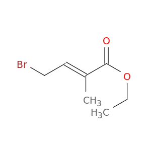 乙基(2e)-4-溴-2-甲基-2-丁酸盐