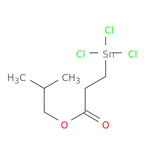 Propanoic acid, 3-(trichlorostannyl)-, 2-methylpropyl ester