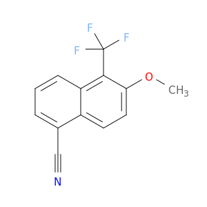 6-甲氧基-5-(三氟甲基)-1-萘乙基腈