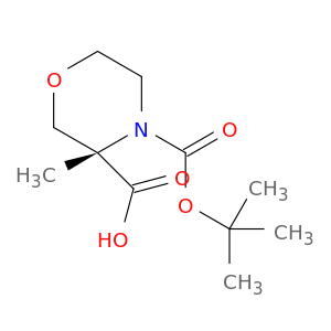 (3S)-4-[(叔丁氧基)羰基]-3-甲基吗啉-3-羧酸