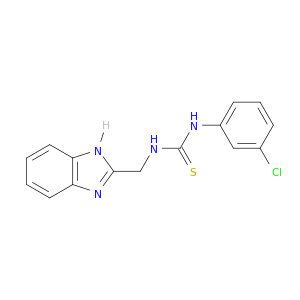 Thiourea, N-(1H-benzimidazol-2-ylmethyl)-N'-(3-chlorophenyl)-