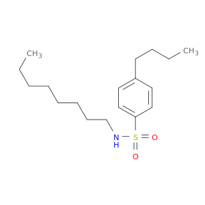 Benzenesulfonamide, 4-butyl-N-octyl-