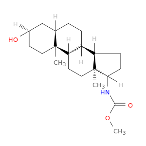 Carbamic acid, [(3a,5a,17a)-3-hydroxyandrostan-17-yl]-, methyl ester (9CI)