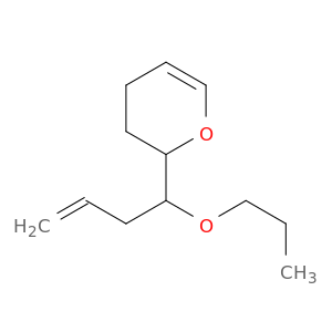 2H-Pyran, 3,4-dihydro-2-(1-propoxy-3-butenyl)-