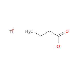 Butanoic acid, thallium(1+) salt