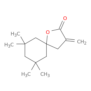 1-oxaspiro[4.5]decan-2-one, 7,7,9,9-tetramethyl-3-methylene-