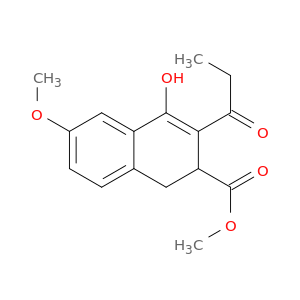 METHYL 4-HYDROXY-6-METHOXY-3-PROPANOYL-1,2-DIHYDRONAPHTHALENE-2-CARBOXYLATE