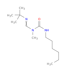 Urea, N-[[(1,1-dimethylethyl)imino]methyl]-N'-hexyl-N-methyl-