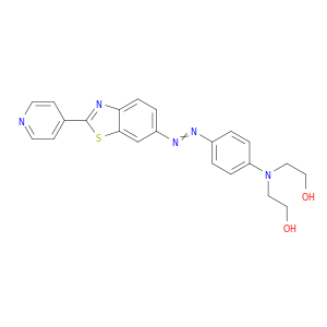 Ethanol, 2,2'-[[4-[[2-(4-pyridinyl)-6-benzothiazolyl]azo]phenyl]imino]bis-