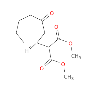 Propanedioic acid, [(1S)-3-oxocycloheptyl]-, dimethyl ester
