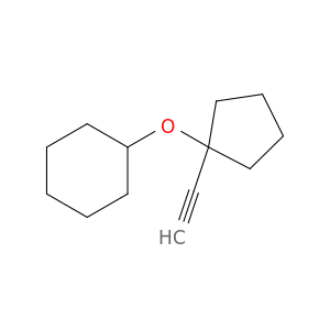 Cyclohexane, [(1-ethynylcyclopentyl)oxy]-