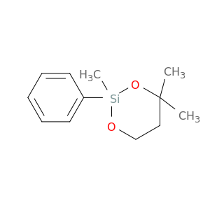 1,3-Dioxa-2-silacyclohexane, 2,4,4-trimethyl-2-phenyl-