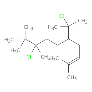 2-Decene, 8-chloro-5-(1-chloro-1-methylethyl)-2,8,9,9-tetramethyl-