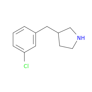 3-[(3-Chlorophenyl)methyl]pyrrolidine