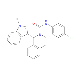 2(1H)-Isoquinolinecarboxamide, N-(4-chlorophenyl)-1-(1H-indol-3-yl)-