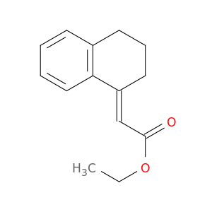 Acetic acid, (3,4-dihydro-1(2H)-naphthalenylidene)-, ethyl ester, (E)-