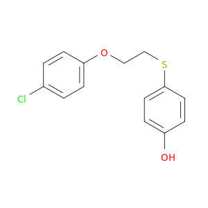 Phenol, 4-[[2-(4-chlorophenoxy)ethyl]thio]-