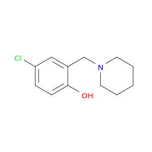 4-chloro-2-(piperidin-1-ylmethyl)phenol
