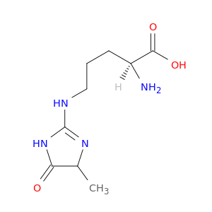 L-Ornithine,N5-(4,5-dihydro-4-methyl-5-oxo-1H-imidazol-2-yl)-