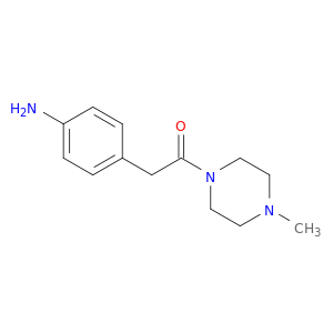 2-(4-Aminophenyl)-1-(4-methylpiperazin-1-yl)ethan-1-one