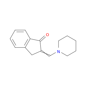 1H-Inden-1-one, 2,3-dihydro-2-(1-piperidinylmethylene)-