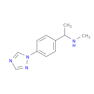 methyl({1-[4-(1H-1,2,4-triazol-1-yl)phenyl]ethyl})amine