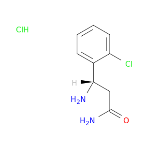 (3S)-3-氨基-3-(2-氯苯基)丙酰胺盐酸盐