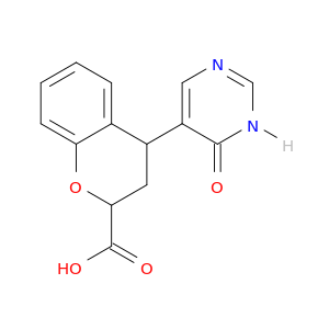 2H-1-Benzopyran-2-carboxylicacid, 4-(1,6-dihydro-6-oxo-5-pyrimidinyl)-3,4-dihydro-
