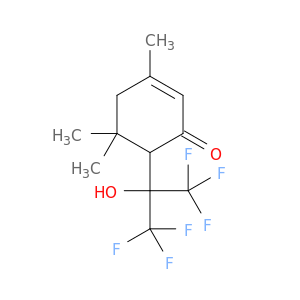 2-Cyclohexen-1-one,3,5,5-trimethyl-6-[2,2,2-trifluoro-1-hydroxy-1-(trifluoromethyl)ethyl]-