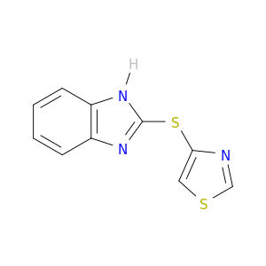 1H-Benzimidazole, 2-(4-thiazolylthio)-