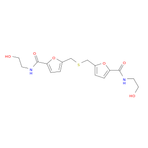 2-Furancarboxamide, 5,5'-[thiobis(methylene)]bis[N-(2-hydroxyethyl)-