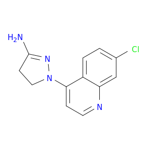 1H-Pyrazol-3-amine, 1-(7-chloro-4-quinolinyl)-4,5-dihydro-