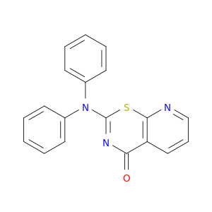 4H-Pyrido[3,2-e]-1,3-thiazin-4-one, 2-(diphenylamino)-