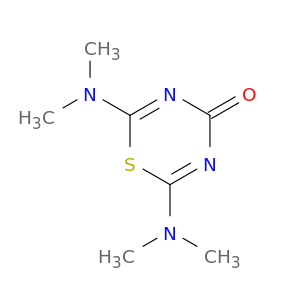 4H-1,3,5-Thiadiazin-4-one, 2,6-bis(dimethylamino)-