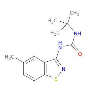 Urea,N-(1,1-dimethylethyl)-N'-(5-methyl-1,2-benzisothiazol-3-yl)-