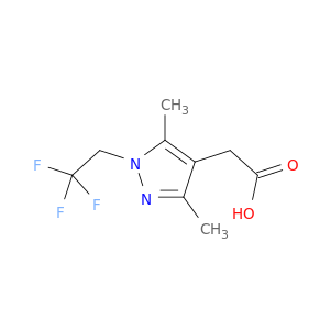 2-[3,5-dimethyl-1-(2,2,2-trifluoroethyl)-1H-pyrazol-4-yl]acetic acid