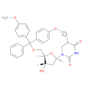 Thymidine,5'-O-[bis(4-methoxyphenyl)phenylmethyl]-5,6-dihydro- (9CI)