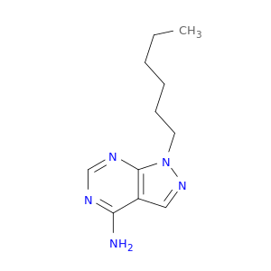1H-Pyrazolo[3,4-d]pyrimidin-4-amine,1-hexyl-