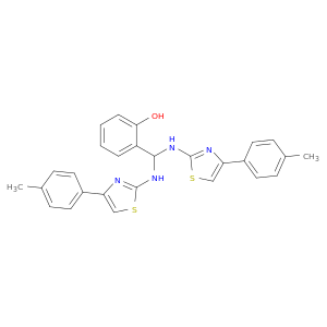 Phenol, 2-[bis[[4-(4-methylphenyl)-2-thiazolyl]amino]methyl]-