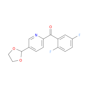 Methanone, (2,5-difluorophenyl)[5-(1,3-dioxolan-2-yl)-2-pyridinyl]-