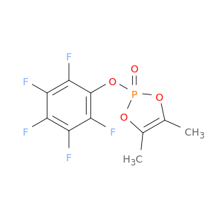 1,3,2-Dioxaphosphole, 4,5-dimethyl-2-(pentafluorophenoxy)-, 2-oxide