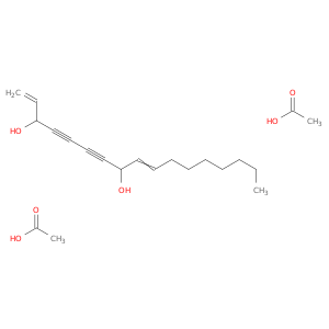 1,9-Heptadecadiene-4,6-diyne-3,8-diol, diacetate