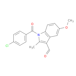 1H-Indole-3-carboxaldehyde, 1-(4-chlorobenzoyl)-5-methoxy-2-methyl-