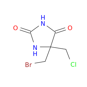 5-(bromomethyl)-5-(chloromethyl)imidazolidine-2,4-dione