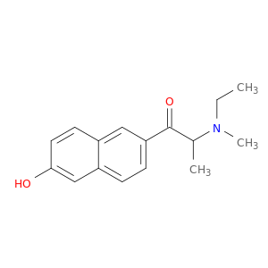 1-Propanone, 2-(ethylmethylamino)-1-(6-hydroxy-2-naphthalenyl)-