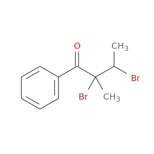 1-Butanone, 2,3-dibromo-2-methyl-1-phenyl-