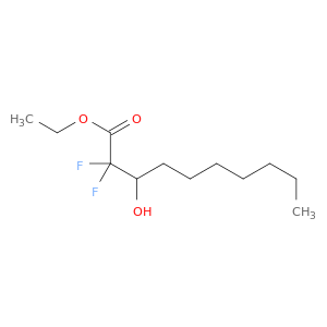 Decanoic acid, 2,2-difluoro-3-hydroxy-, ethyl ester