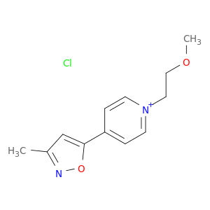 1-(2-METHOXYETHYL)-4-(3-METHYL-5-ISOXAZOLYL)PYRIDINIUM CHLORIDE
